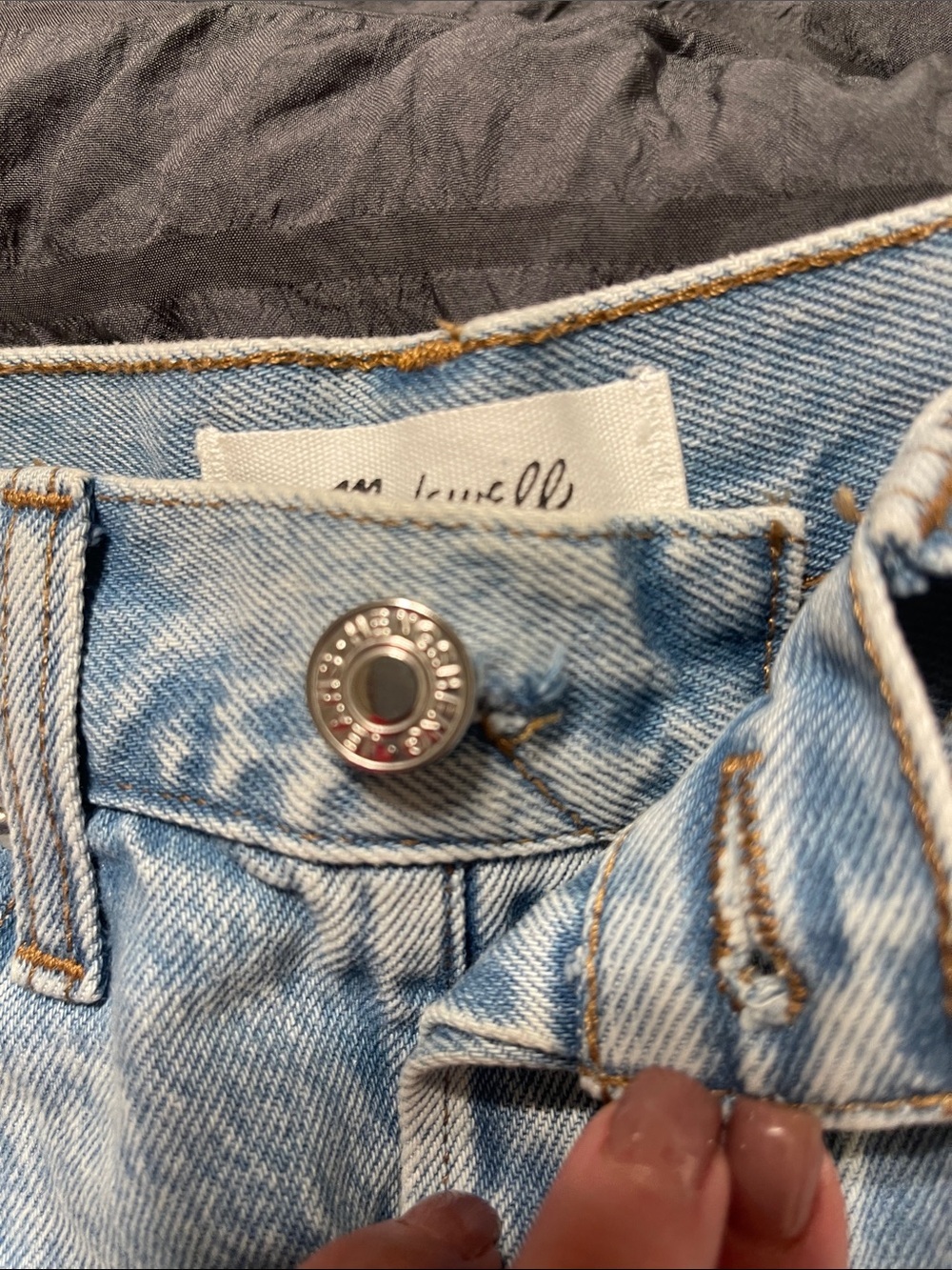 Madewell The Essex long Baggy Denim Shorts - Picture 9 of 10
